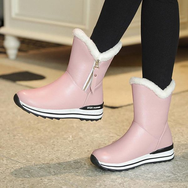 boots fashion pink snow for girls platform winter shoes women zipper fur mother and daughter waterproof plush booties, Black
boots fashion pink snow for girls platform winter shoes women zipper fur mother and daughter waterproof plush booties, Black