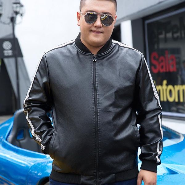 men's jackets men leather jacket autumn pu windbreaker coat fleece black winter clothes plus size 8xl 9xl thick o-neck warm outerwear, Black;brown
men's jackets men leather jacket autumn pu windbreaker coat fleece black winter clothes plus size 8xl 9xl thick o-neck warm outerwear, Black;brown