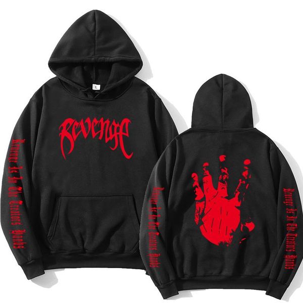 men's hoodies & sweatshirts xxxtentacion revenge men/women rapper hip hop hooded pullover sweatershirts male/women streetwear, Black
men's hoodies & sweatshirts xxxtentacion revenge men/women rapper hip hop hooded pullover sweatershirts male/women streetwear, Black