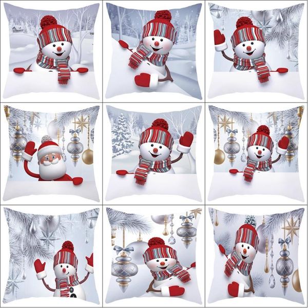 cushion/decorative pillow 1pcs snowman christmas santa claus pattern 45*45cm polyester cushion cover decorative sofa home car decor pillowco
cushion/decorative pillow 1pcs snowman christmas santa claus pattern 45*45cm polyester cushion cover decorative sofa home car decor pillowco