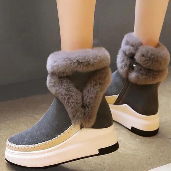 boots 2021 winter women's snow plus velvet thicken fur warm cotton shoes fashion short platform female, Black
boots 2021 winter women's snow plus velvet thicken fur warm cotton shoes fashion short platform female, Black