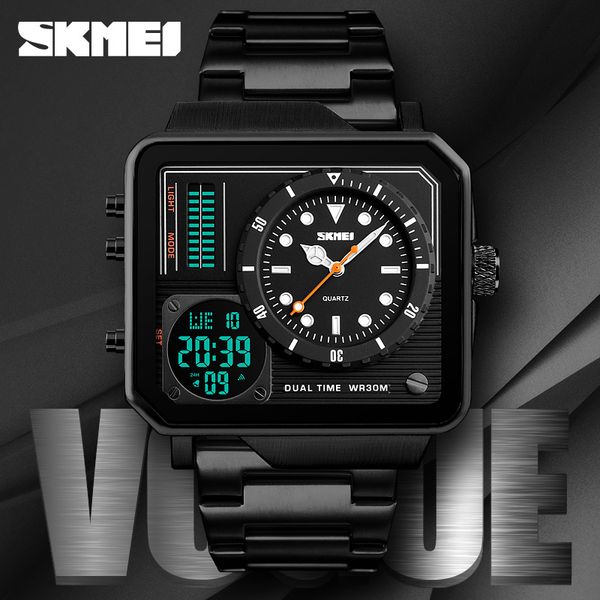 skmei luxury men quartz watch fashion digital analog sport casual wristwatches waterproof stainlsteel clock male watches x0524, Slivery;brown
skmei luxury men quartz watch fashion digital analog sport casual wristwatches waterproof stainlsteel clock male watches x0524, Slivery;brown