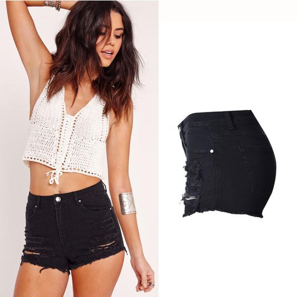 women's jeans arrival casual summer denim women shorts high waists ripped plus size short tassel slim xizm, Blue
women's jeans arrival casual summer denim women shorts high waists ripped plus size short tassel slim xizm, Blue