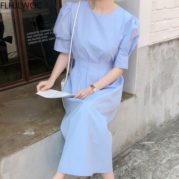 casual dresses korea chic feminine vestidos women temperament female japanese girls solid color blue lace-up elegant long tf0e, Black;gray
casual dresses korea chic feminine vestidos women temperament female japanese girls solid color blue lace-up elegant long tf0e, Black;gray