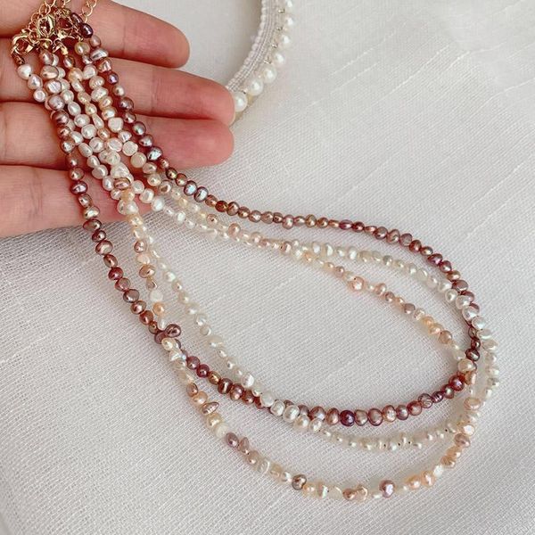 chokers elegant real natural freshwater pearl necklace for women mini small irregular baroque choker wedding jewelry femme collier, Golden;silver
chokers elegant real natural freshwater pearl necklace for women mini small irregular baroque choker wedding jewelry femme collier, Golden;silver
