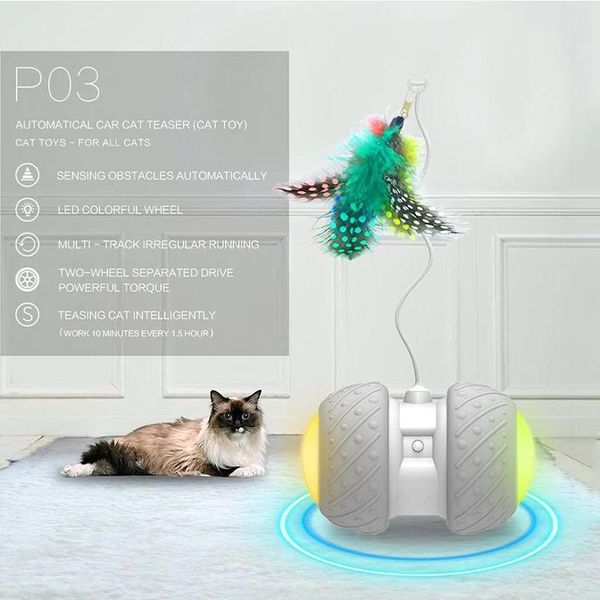 cat toys heypet electronic pet toy smart automatic sensing obstacles led wheel rechargeable flash rolling colorful light electric
cat toys heypet electronic pet toy smart automatic sensing obstacles led wheel rechargeable flash rolling colorful light electric