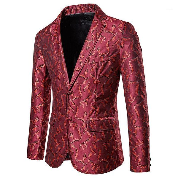 men's suits & blazers autumn and winter wedding party men floral printing business dress blazer coat homme fashion single-breasted casu, White;black
men's suits & blazers autumn and winter wedding party men floral printing business dress blazer coat homme fashion single-breasted casu, White;black