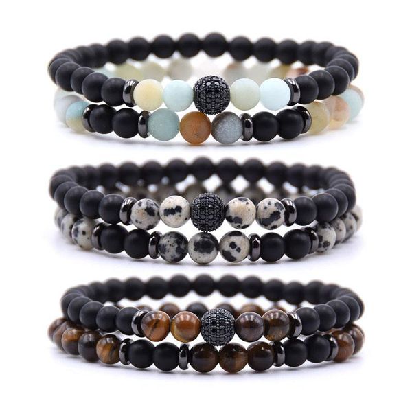 beaded, strands 2pcs/set natural stone bracelet matte fashion men black 8mm elastic rope bead spot energy women charm jewelry
beaded, strands 2pcs/set natural stone bracelet matte fashion men black 8mm elastic rope bead spot energy women charm jewelry