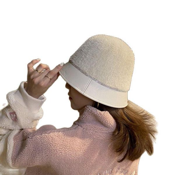 wide brim hats fashion faux fur winter bucket hat for women girl solid thickened soft warm fishing cap outdoor vacation, Blue;gray
wide brim hats fashion faux fur winter bucket hat for women girl solid thickened soft warm fishing cap outdoor vacation, Blue;gray