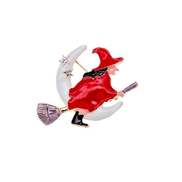 pins, brooches fashion jewelry christmas eve brooch witch child gift, Gray
pins, brooches fashion jewelry christmas eve brooch witch child gift, Gray