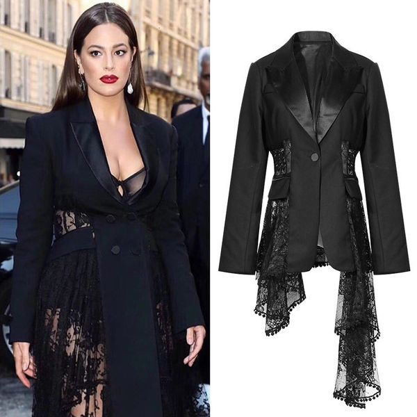 women's jackets american stars with quality temperament big lace waist thin chic small suit jacket female tzp1, Black;brown
women's jackets american stars with quality temperament big lace waist thin chic small suit jacket female tzp1, Black;brown