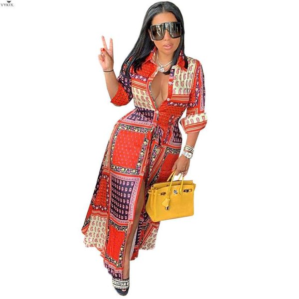 casual dresses fashion women long dress print full sleeve turn-down collar single breasted bandage sashes maxi club outfits fall, Black;gray
casual dresses fashion women long dress print full sleeve turn-down collar single breasted bandage sashes maxi club outfits fall, Black;gray