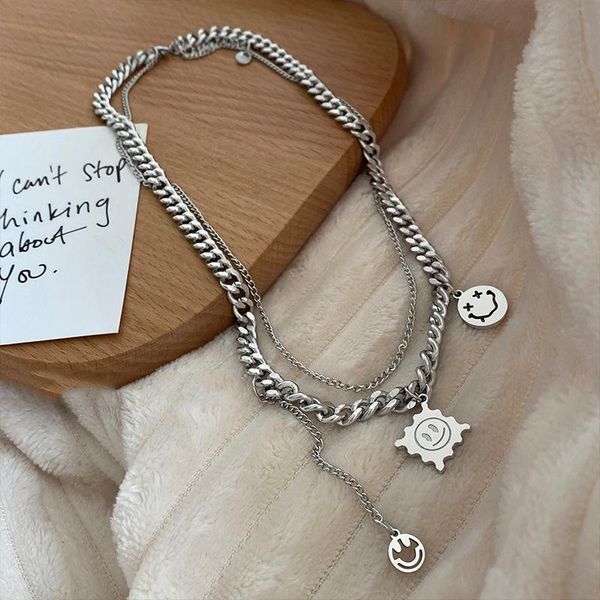 pendant necklaces lovelink vintage personality letter square metal multilayer hip hop long chain cool simple necklace for women jewelry gift, Silver
pendant necklaces lovelink vintage personality letter square metal multilayer hip hop long chain cool simple necklace for women jewelry gift, Silver