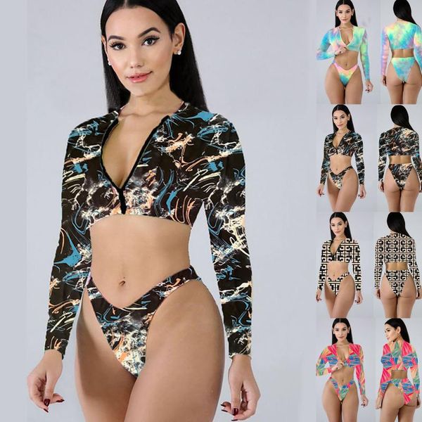 women's swimwear 2021 bikini female long sleeve swimsuit women push up bikinis set low waist swimming suits for bathing suit, White;black
women's swimwear 2021 bikini female long sleeve swimsuit women push up bikinis set low waist swimming suits for bathing suit, White;black