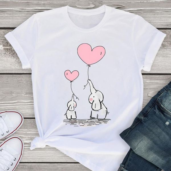 graphic short sleeve love cartoon womens fashion print summer clothing tees female, White
graphic short sleeve love cartoon womens fashion print summer clothing tees female, White