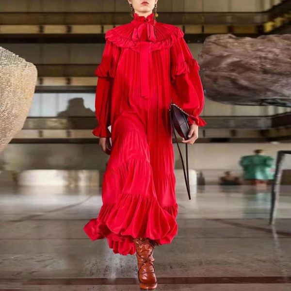 casual dresses long dress runway designer spring autumn women's fashion party vintage elegant chic red loose, Black;gray
casual dresses long dress runway designer spring autumn women's fashion party vintage elegant chic red loose, Black;gray