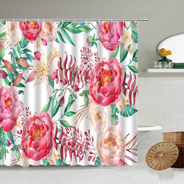 pink hand painted flowers tropical plant leaf shower curtain nordic style girl bathroom bathtub waterproof curtains with hook
pink hand painted flowers tropical plant leaf shower curtain nordic style girl bathroom bathtub waterproof curtains with hook