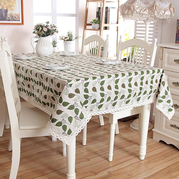 table cloth lychee european style letter printed lace simple rectangle cover home wedding birthday party tablecloth