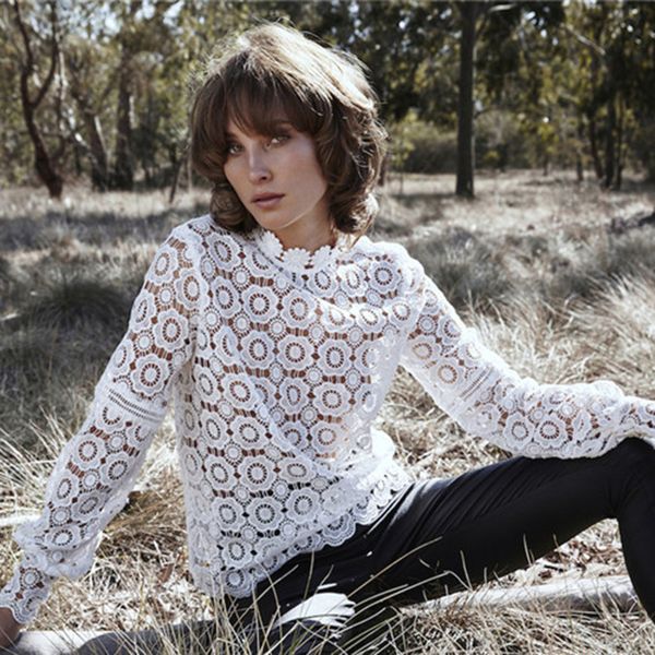 elegant floral lace shirt women lantern sleeve white spring summer hollow out blouse
elegant floral lace shirt women lantern sleeve white spring summer hollow out blouse
