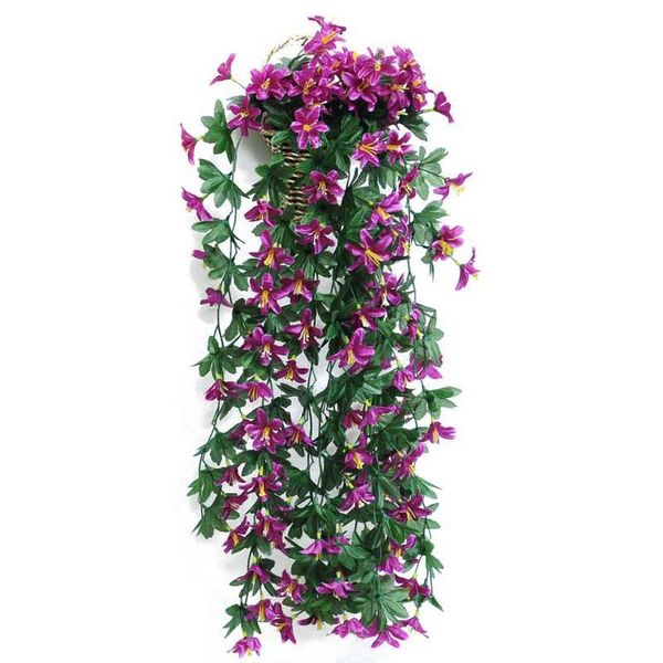 decorative flowers & wreaths artficial plant lily silk fake flower home decoration salon accessories hanging basket garden wedding mariage d
decorative flowers & wreaths artficial plant lily silk fake flower home decoration salon accessories hanging basket garden wedding mariage d