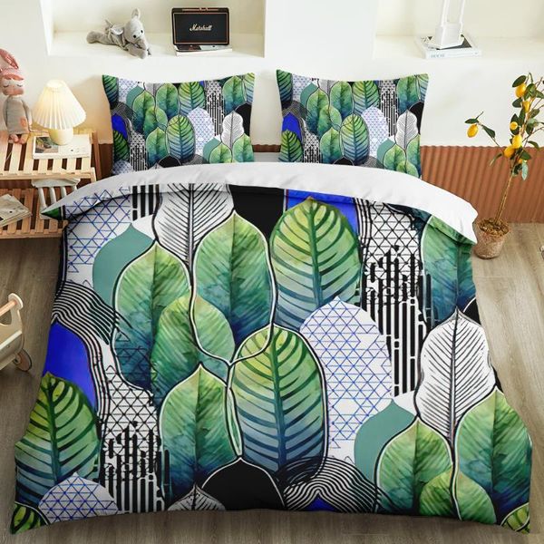 bedding sets modern 3d colorful leaf flower leaves decoration duvet cover pillowcase set king size 2/3 pcs bedclothes
bedding sets modern 3d colorful leaf flower leaves decoration duvet cover pillowcase set king size 2/3 pcs bedclothes