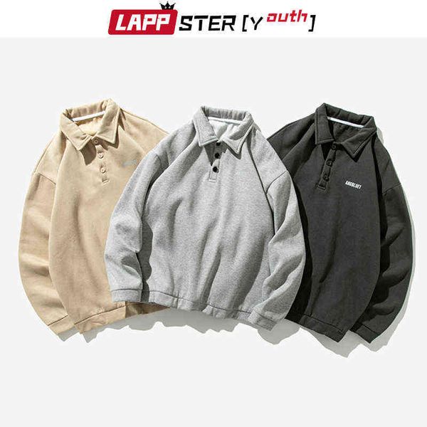 lappster-youth men solid korean harajuku patchwork hoodies autumn pullover casual sweatshirts turndown collar clothing 211217, Black
lappster-youth men solid korean harajuku patchwork hoodies autumn pullover casual sweatshirts turndown collar clothing 211217, Black