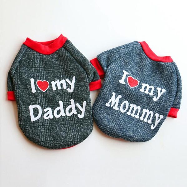 dog apparel fashion love daddy mommy cotton puppy t-shirt raglan pullover pet clothes
dog apparel fashion love daddy mommy cotton puppy t-shirt raglan pullover pet clothes