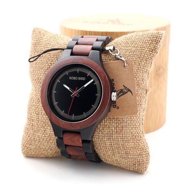 wristwatches bobo bird watch men's red sandalwood analog male relojes hombre wristwatch lightweight with wood box e/o01, Slivery;brown
wristwatches bobo bird watch men's red sandalwood analog male relojes hombre wristwatch lightweight with wood box e/o01, Slivery;brown