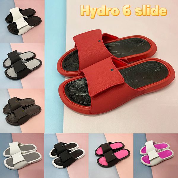 with box slippers hydro 6 slides sandals shoes white black gym university red metallic gold pink fashion men women sneakers us 4-11
with box slippers hydro 6 slides sandals shoes white black gym university red metallic gold pink fashion men women sneakers us 4-11