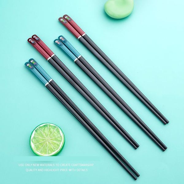 chopsticks household japanese anti-skid alloy set moisture-proof creative family one person
chopsticks household japanese anti-skid alloy set moisture-proof creative family one person