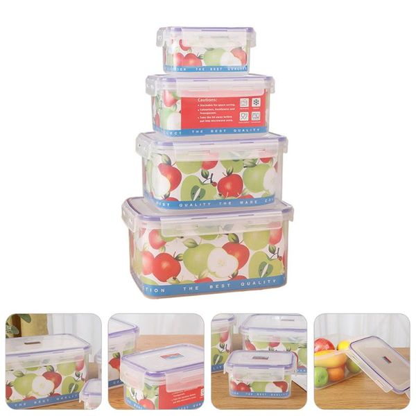 dinnerware sets 4pcs/ set fridge fresh box preservation storage
dinnerware sets 4pcs/ set fridge fresh box preservation storage