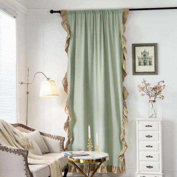 curtain & drapes cilected french retro cotton lotus leaf lace ins solid color semi-shading bay window with rod home decoration
curtain & drapes cilected french retro cotton lotus leaf lace ins solid color semi-shading bay window with rod home decoration