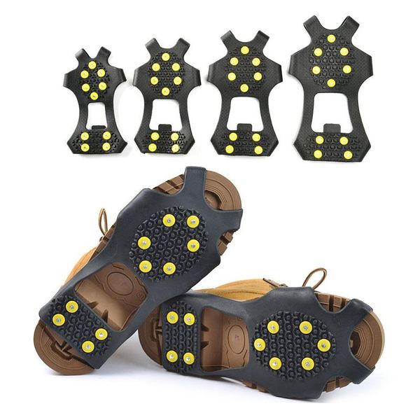 cords, slings and webbing 1 pair 10 studs anti-skid snow ice climbing shoe spikes grips cleats crampons winter anti slip shoes cover
cords, slings and webbing 1 pair 10 studs anti-skid snow ice climbing shoe spikes grips cleats crampons winter anti slip shoes cover