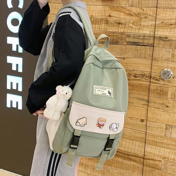 backpack female college students korean version of the 2021 japanese campus junior high school simple
backpack female college students korean version of the 2021 japanese campus junior high school simple