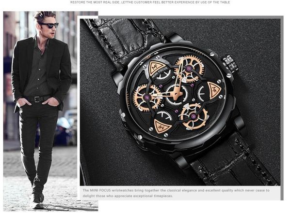 Gear Style Design Men Watch Waterproof Quartz Wristwatch Daily Time Leather Belts Skeleton Tourbillon Fashion Male Clock, Bronze
Gear Style Design Men Watch Waterproof Quartz Wristwatch Daily Time Leather Belts Skeleton Tourbillon Fashion Male Clock, Bronze