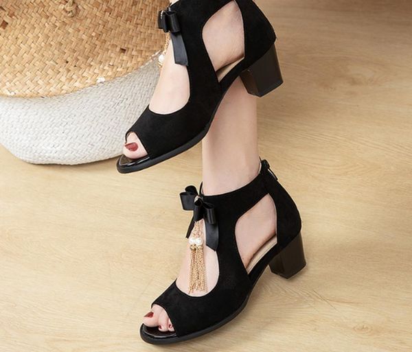 women summer mid high heels sandals stiletto shoes woman gladiator peep toe bow sandalias mujer sapato feminino n425, Black
women summer mid high heels sandals stiletto shoes woman gladiator peep toe bow sandalias mujer sapato feminino n425, Black