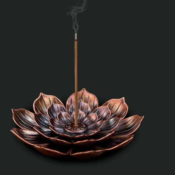 2 in 1 creative incense stick holder home decoration alloy lotus line incenses burner metal crafts sandalwood coil base red bronze
2 in 1 creative incense stick holder home decoration alloy lotus line incenses burner metal crafts sandalwood coil base red bronze