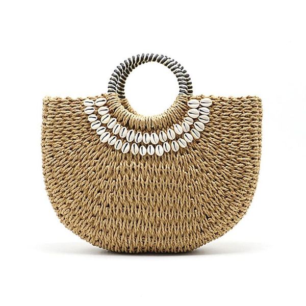 evening bags handmade hand woven straw shell beach handbag tote wrapped moon shape bohemian bag for women in summer handbags
evening bags handmade hand woven straw shell beach handbag tote wrapped moon shape bohemian bag for women in summer handbags