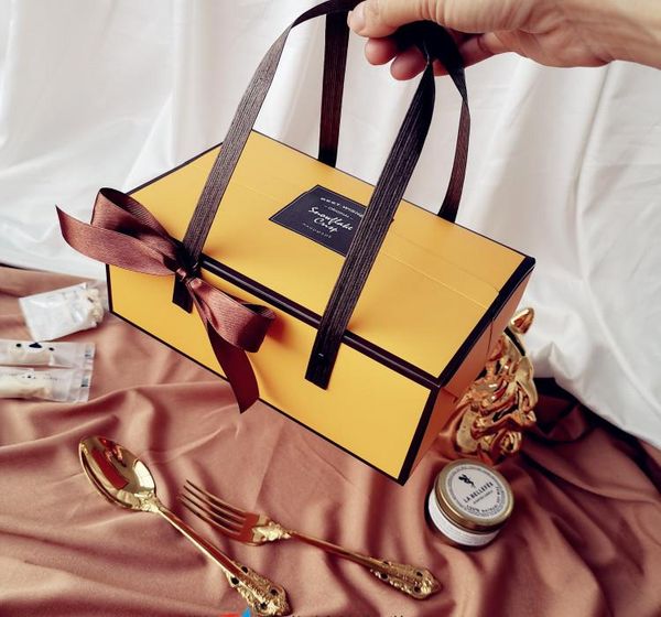 gift wrap 10pcs yellow color go out handle box presents portable paper candy biscuit cake boxes wedding birthday party hand bags
gift wrap 10pcs yellow color go out handle box presents portable paper candy biscuit cake boxes wedding birthday party hand bags