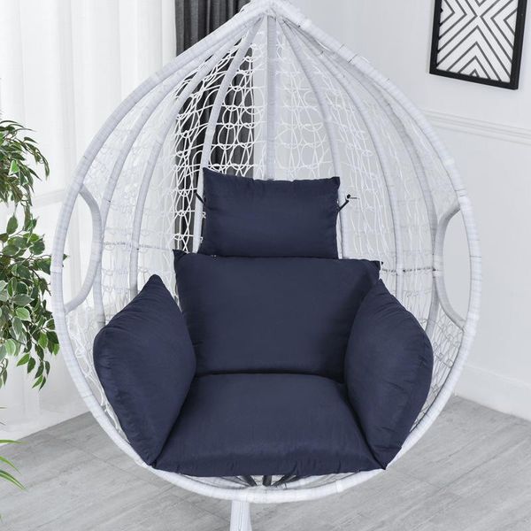 chair covers single swing basket seat cushion patio garden back pad