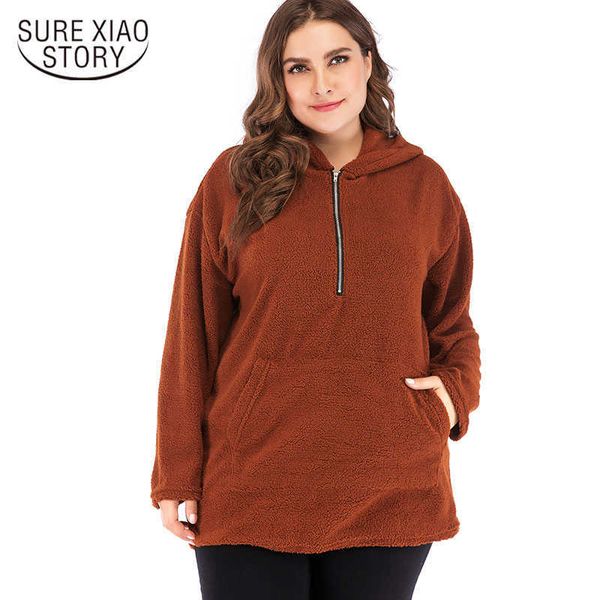 women's o neck collar solid orange color long sleeve coat women loose pullover plus size winter female coat 2293 50 210528, Black;brown
women's o neck collar solid orange color long sleeve coat women loose pullover plus size winter female coat 2293 50 210528, Black;brown