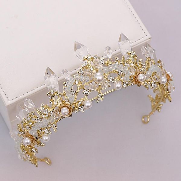 hair clips & barrettes luxury crystal pearl bride crown princess headdress birthday headband wedding jewelry bridal tiara headpiece headwear, Golden;silver
hair clips & barrettes luxury crystal pearl bride crown princess headdress birthday headband wedding jewelry bridal tiara headpiece headwear, Golden;silver