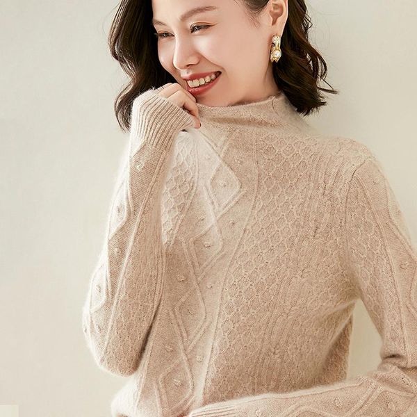 women's sweaters pullover women 2021 wool turtleneck sweater ladies clothes casual knit plus size inde warm winter, White;black
women's sweaters pullover women 2021 wool turtleneck sweater ladies clothes casual knit plus size inde warm winter, White;black
