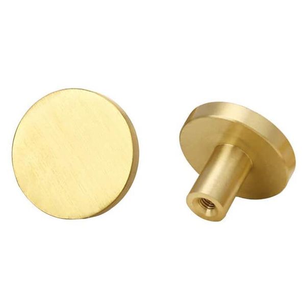 hooks & rails 4pcs nordic simple round brass drawer wardrobe door single hole solid wood handle gold button small (20mm * 25mm)
hooks & rails 4pcs nordic simple round brass drawer wardrobe door single hole solid wood handle gold button small (20mm * 25mm)