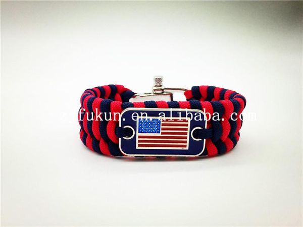 tennis 1pc retail paracord bracelets kit military emergency men charm 5 colors, Golden;silver
tennis 1pc retail paracord bracelets kit military emergency men charm 5 colors, Golden;silver