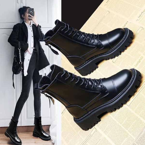 boots lace up shoes woman flat round toe boots-women low lolita rock 2021 rubber autumn ladies ankle pu cross-tied hoof heels ba, Black
boots lace up shoes woman flat round toe boots-women low lolita rock 2021 rubber autumn ladies ankle pu cross-tied hoof heels ba, Black