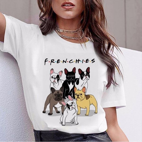 oversize harajuku tee french bulldog womens kwaii clothes, White 
oversize harajuku tee french bulldog womens kwaii clothes, White