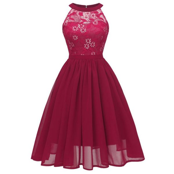 bridesmaid dress slim chiffon high neck big swing flower lace dresses woman maid of honor for weddings party, White;pink
bridesmaid dress slim chiffon high neck big swing flower lace dresses woman maid of honor for weddings party, White;pink