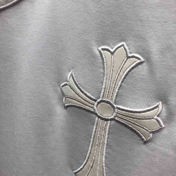 factory ch summer ch cro short sleeve men's fashion brand loose t-shirt cross sanskrit skin embroidery, White
factory ch summer ch cro short sleeve men's fashion brand loose t-shirt cross sanskrit skin embroidery, White