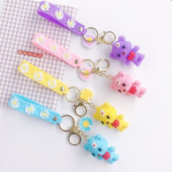 new cartoon girl heart daisy bow bear keychain cute silicone animals keychains men car women bag pendant keyring accessory gift, Slivery;golden
new cartoon girl heart daisy bow bear keychain cute silicone animals keychains men car women bag pendant keyring accessory gift, Slivery;golden